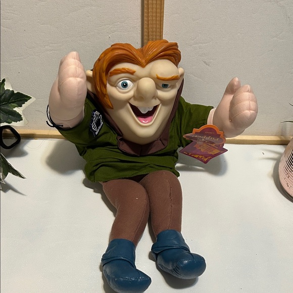 Disney Other - Disney Hunchback Plush with Green and Blue Accents